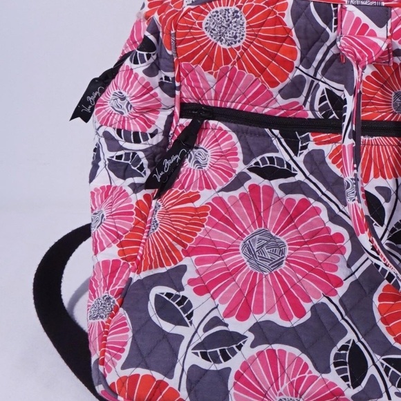 VERA BRADLEY Weekend Traveler Duffel w/Shoulder Strap Cherry Blossom - Picture 4 of 5